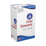 Dynarex&reg; Oval Eye Pads, Sterile, 1 5/8" x 2 5/8"