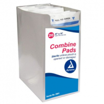 Dynarex&reg; Combine Pads, Sterile, 5" x 9"
