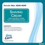 Dynarex&reg; Shaving Cream, Foam, 1.5 oz Can