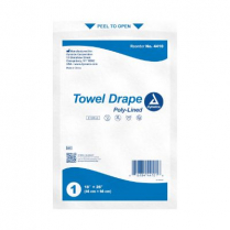 Dynarex&reg; Disposable Towel Drapes, Sterile, Plain, 18" x 26"
