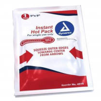 Dynarex&reg; Instant Hot Packs, 5" x 9"