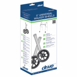 Drive&reg; Universal Walker Wheels, Silver & Gray, 5"