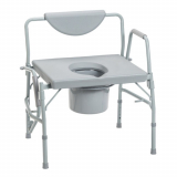 Drive&reg; Deluxe Bariatric Drop-Arm Commode