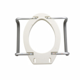 Drive&reg; Premium Raised Toilet Seat w/Removable Arms, Elongated Seat