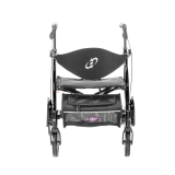 Drive&reg; Airgo Fusion F20 Side-Folding Rollator & Transport Chair, Black