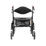 Drive&reg; Airgo Fusion F20 Side-Folding Rollator & Transport Chair, Black