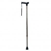 Drive&reg; Airgo Comfort-Plus Aluminum Cane, Derby Handle, Charcoal