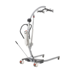 Drive&reg; LEVANTAR Floor Lift, Manual Base, 500lbs Capacity