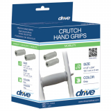 Drive&reg; Crutch Hand Grips, Closed Style, Gray
