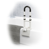 Drive&reg; Clamp-On Tub Rail, Adjustable Height, White