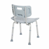 Drive&reg; Deluxe Aluminum Bath Chair w/Back, Gray