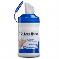 Sani-Hands&reg; Instant Hand Sanitizing Wipes, 6" x 7.5", Medium Canister