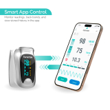 ToronTek L12 Pulse Oximeter, Fingertip, Recording App
