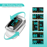 ToronTek L12 Pulse Oximeter, Fingertip, Recording App