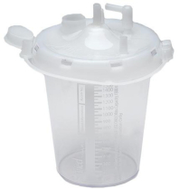 Allied Medical&reg; Disposable Suction Canister, 2400mL w/DISS inlet w/Integrated Filter