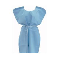 Westbond&reg; Exam Gown, Half Length, Blue, 28" x 23"