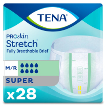 TENA&reg; Stretch Super Briefs, M/R (waist size 84-132cm)