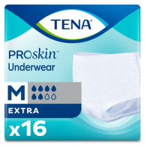 TENA&reg; Protective Underwear, Extra, M (fits waist sizs 86-112cm)