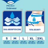 TENA&reg; Protective Underwear, Extra, XL (fits waist sizes 140-168cm)