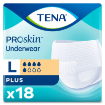 TENA&reg; Protective Underwear, Plus Absorbency, Large (45" - 58")