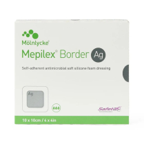 Mepilex&reg; Border Ag, 10cm x 10cm