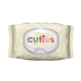 Cuties&reg; Sensitize Unscented Baby Wipes, Soft Pack w/Press-Open Lid