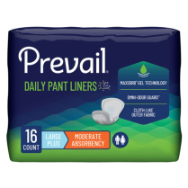 Prevail&reg; Incontinence Pant Liner, Large Plus (13" x 28")