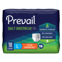 Prevail&reg; Unisex Incontinence Underwear, Extra Absorbency, Large (44" - 58")