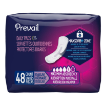 Prevail&reg; Incontinence Bladder Control Pads, Maximum Absorbency, Regular Length