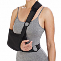 Procare&reg; Clinic Shoulder Immobilizer, Black, Large (9" x 18")