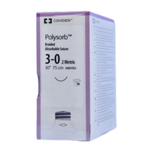 Polysorb&trade; Braided Absorbable Suture, 3-0, C-13 Needle