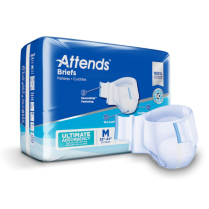Attends&reg; Briefs, Ultimate Absorbency, Medium (32" - 44")