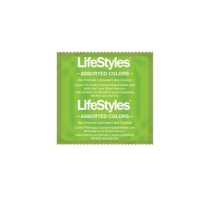 Lifestyles&reg; Condoms Assorted Colors, Lubricated, Regular