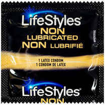 Lifestyles&reg; Non Lubricated Condom, Regular