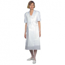Disposable Plastic Aprons, 49" Long
