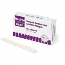 MedPro&reg; Tongue Depressor, Senior, Non-Sterile (Box of 100)