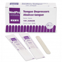 MedPro&reg; Tongue Depressor, Junior, Sterile (Box of 100)