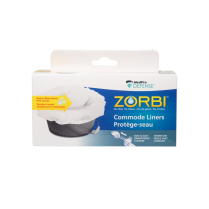 MedPro Defense ZORBI&trade; Hygienic Commode Liners w/Pad