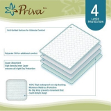 Priva&trade; Ultra Waterproof Sheet Protector Underpads, 44" x 52"