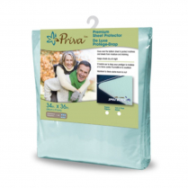 Priva&trade; Premium Waterproof Sheet Protector w/Flaps, 34"x 36"