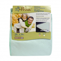 Priva&trade; Premium Waterproof Sheet Protector, 34" x 36"