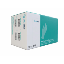 PRIMED&reg; Extended Cuff Sterile Nitrile Exam Gloves (100 per box)