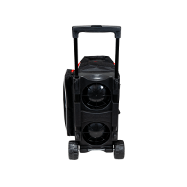 2-Ball Streamline Bowling Bag (Black/Red) Back
