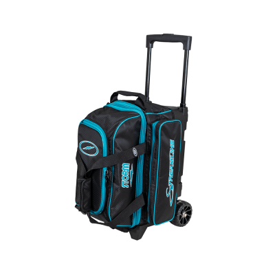 2-Ball Streamline Bowling Bag (Black/Aqua)