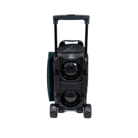 2-Ball Steamline Bowling Bag (Black/Aqua) Back