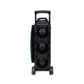 3-Ball Streamline Bowling Bag (Black/Aqua) Back