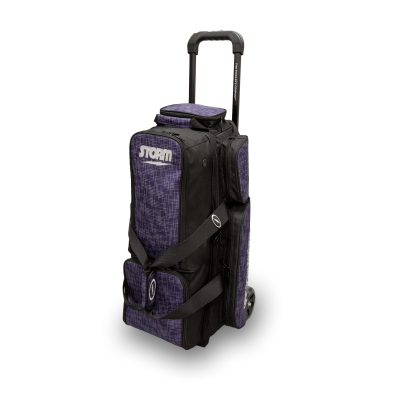 3-BALL ROLLING THUNDER (ABSTRACT PURPLE-BLACK)