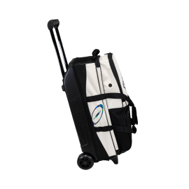 3-Ball Rolling Thunder Air Bowling Bag (White) Backside