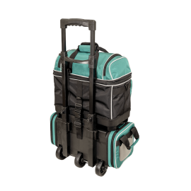 4-Ball Streamline Bowling Bag (Teal/Gray) Back