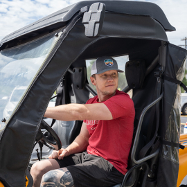 STORM DYE SUB FLYING S PATCH HAT GRAY